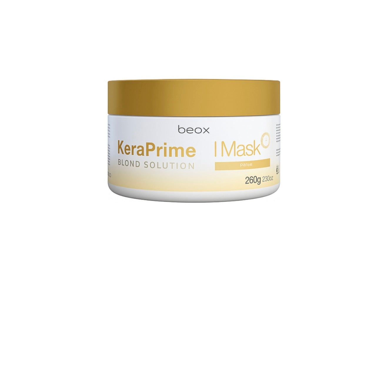 KeraPrime Kaukė šviesintiems, balintiems plaukams, su hialuronu, braziliškų riešutų ir pitangos aliejais (250 g)