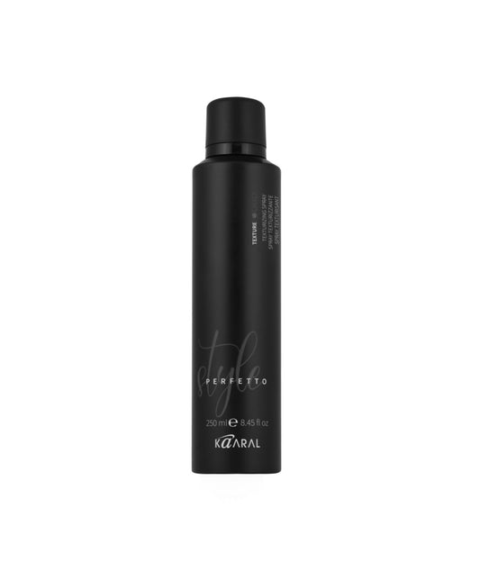 TEXTURE Tekstūruojantis, priduodantis apimties, tankio, lengvumo, saugantis nuo drėgmės, lengvos fiksacijos purškiklis (250 ml)