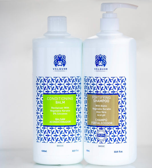 Šampūnas stiprinantis plaukus Biotina plus 1000ml+ Kondicionierius, balzamas. Su naturaliu keratinu 1000ml