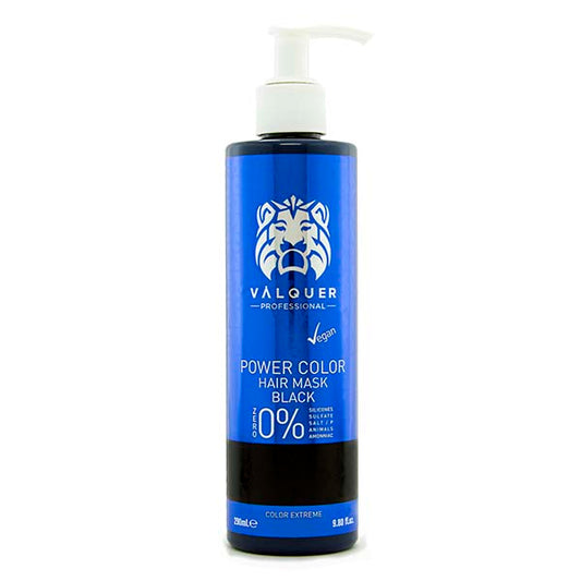 “VALQUER” Tonuojanti juodos spalvos plaukų kaukė “Black Color”, 290ml “VALQUER” tonuojanti juodos spalvos plaukų kaukė “Black Color”