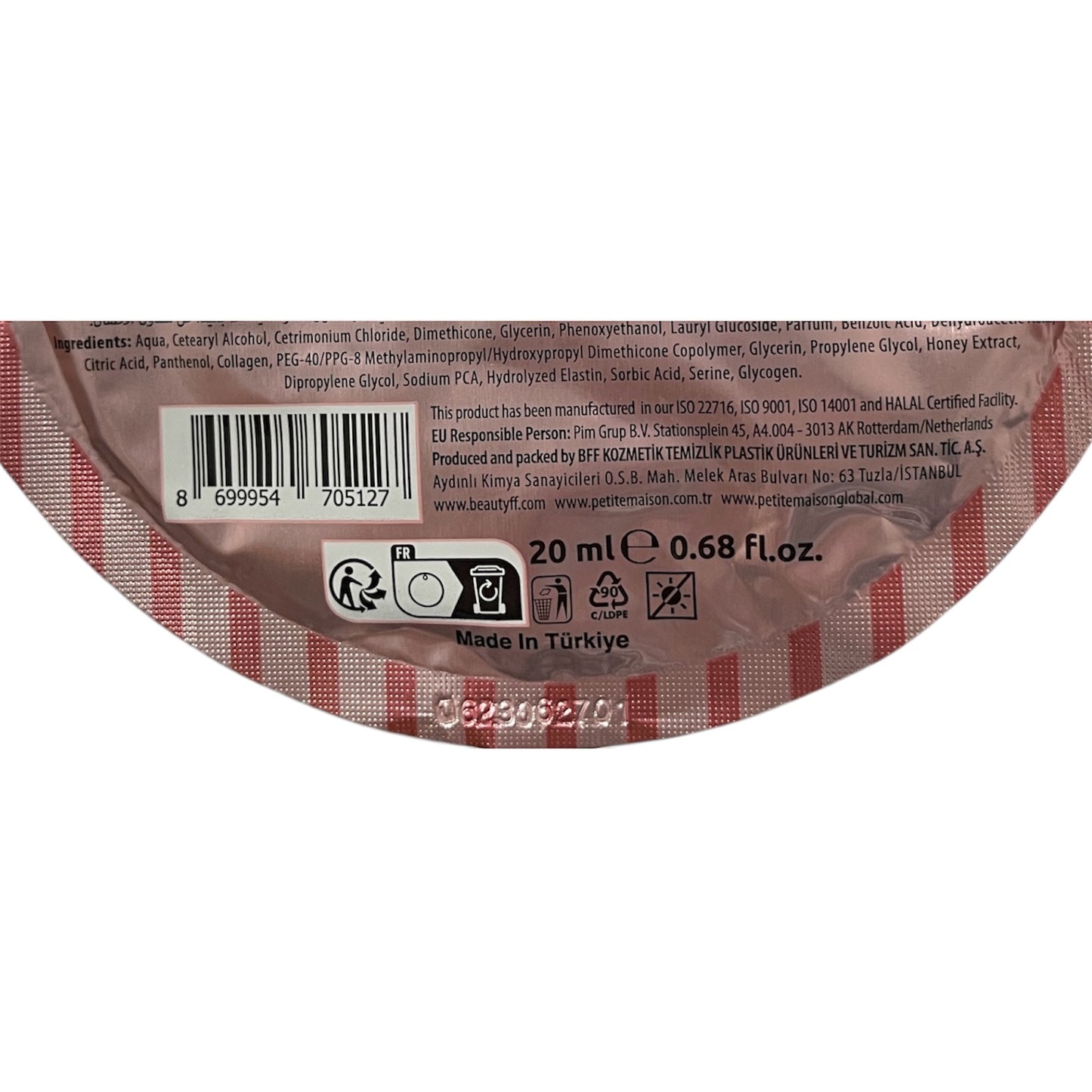 PETITE MAISON atstatomoji plaukų kaukė HAIR MASK REPAIRING, 20 ml