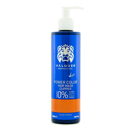 “VALQUER” tonuojanti varinės spalvos plaukų kaukė “Cupper Color” Profesionaliam naudojimui 290ml.