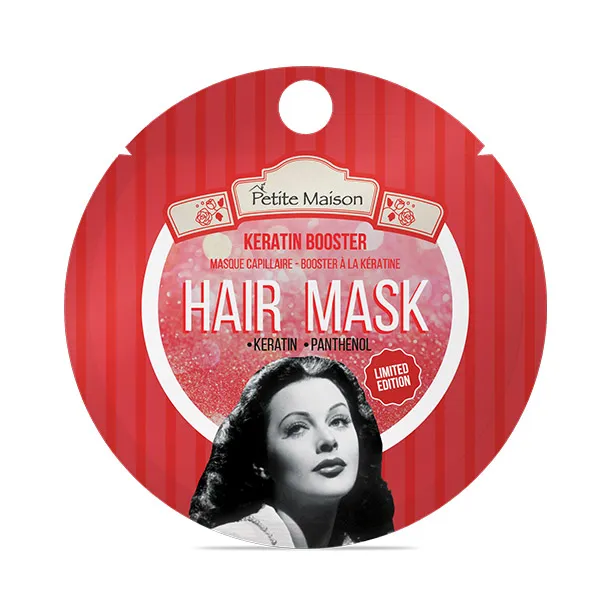 PETITE MAISON plaukų kaukė lūžinėjantiems plaukams HAIR MASK KERATIN BOOSTER, 20 ml