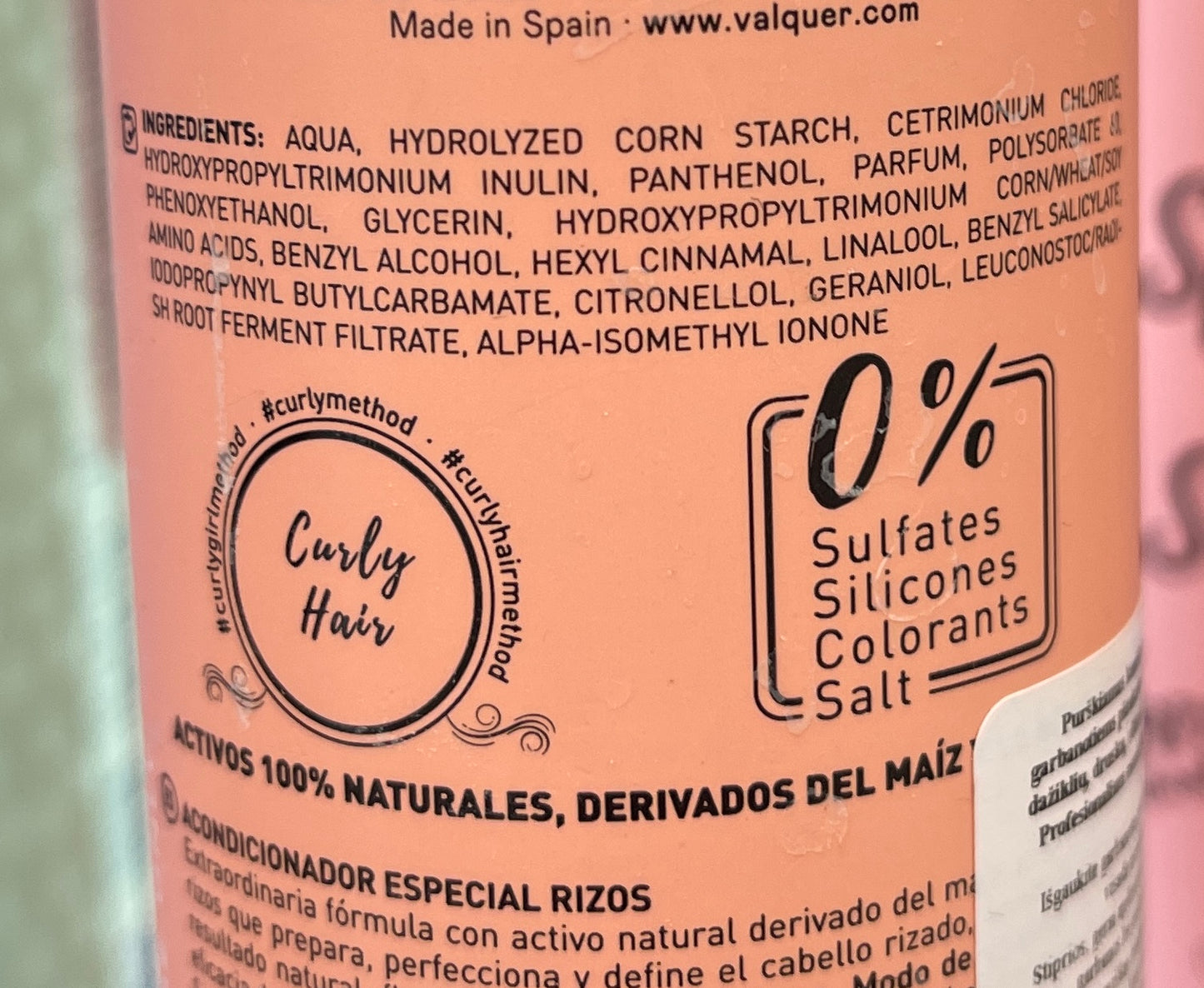 Nenuplaunamas kondicionierius garbanotiems plaukams 300ml