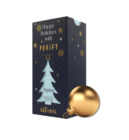 HAPPY HOLIDAYS rinkinys PURIFY HYDRA šventinėje dėžutėje