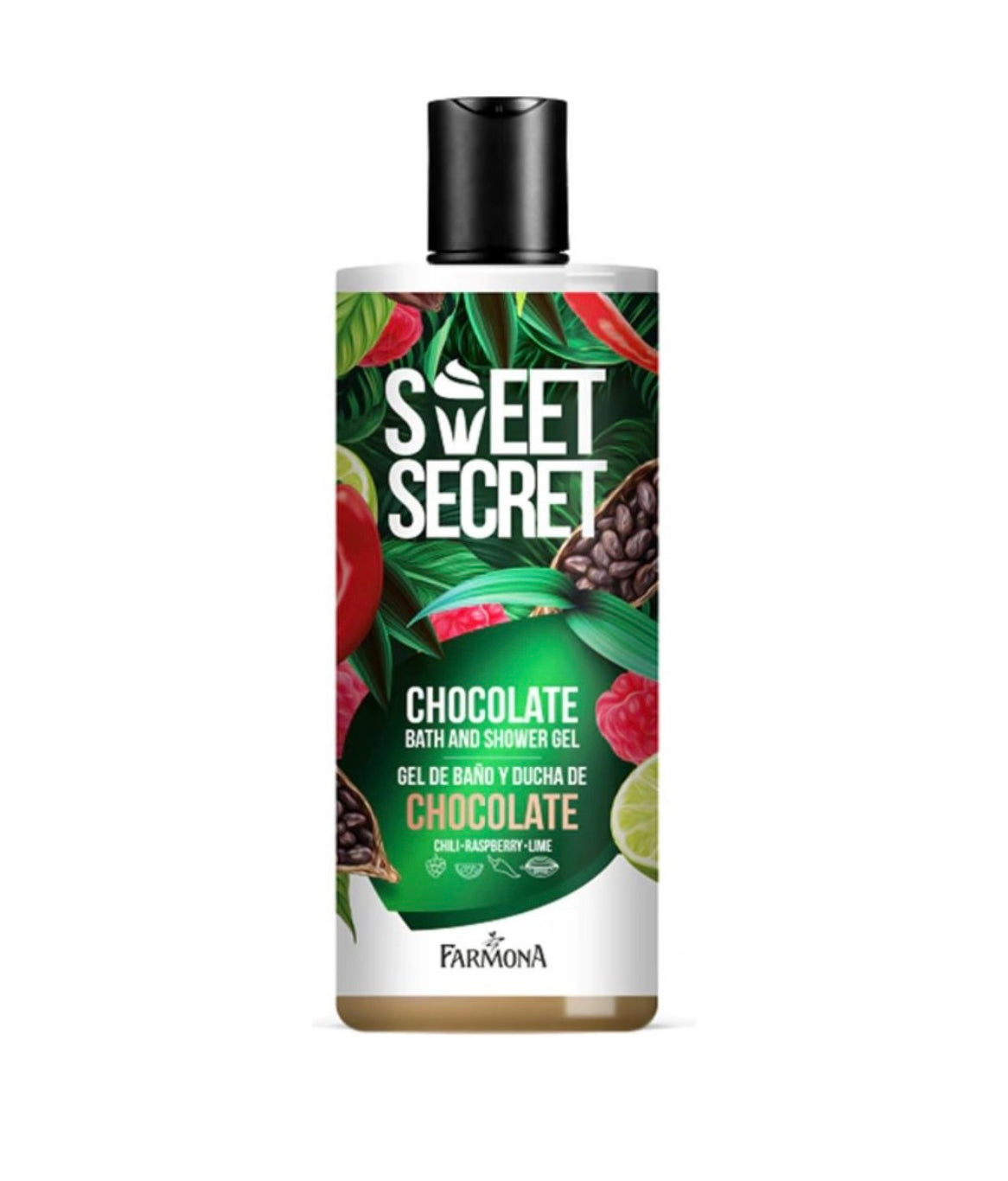 SWEET SECRET Chocolate Vonios ir dušo žele ŠOKOLADAS (bath and shower gel), 500 ml