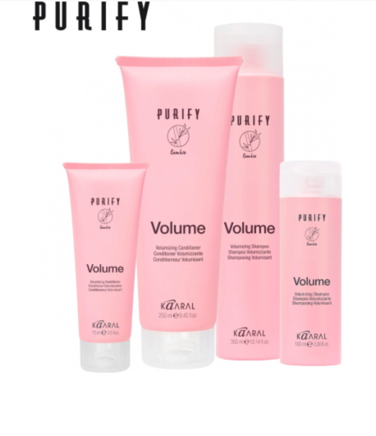 HAPPY HOLIDAYS rinkinys PURIFY VOLUME šventinėje dėžutėje