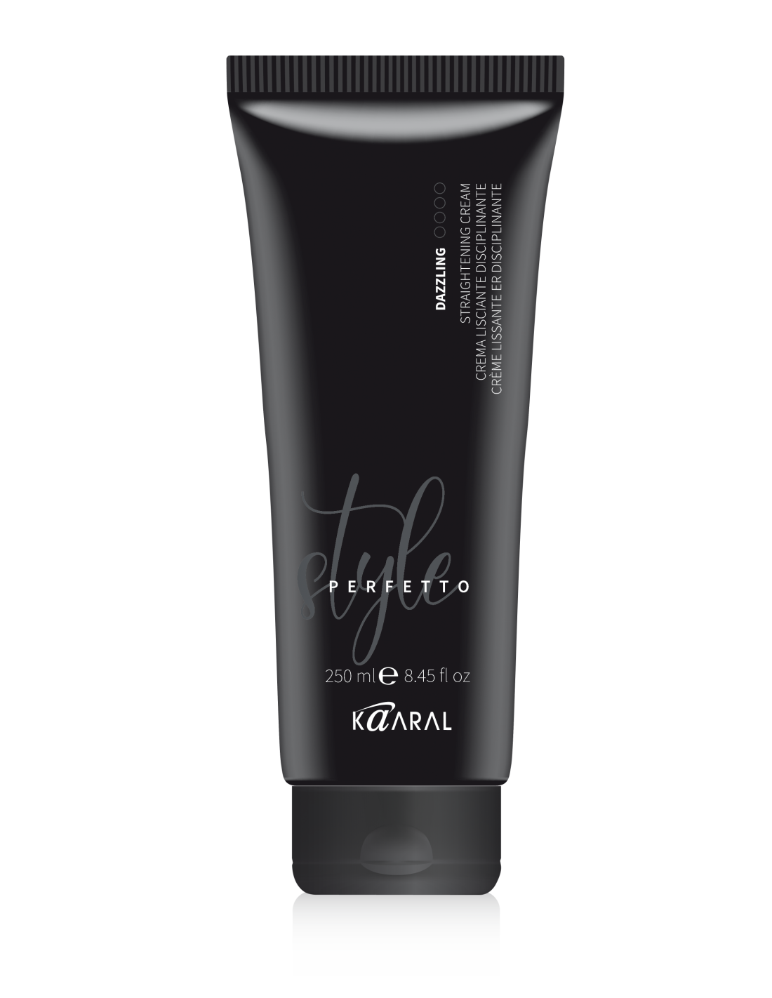 DAZZLING Apsauginis ir glotninantis kremas plaukų tiesinimui, mažinantis porėtumą, 250 ml