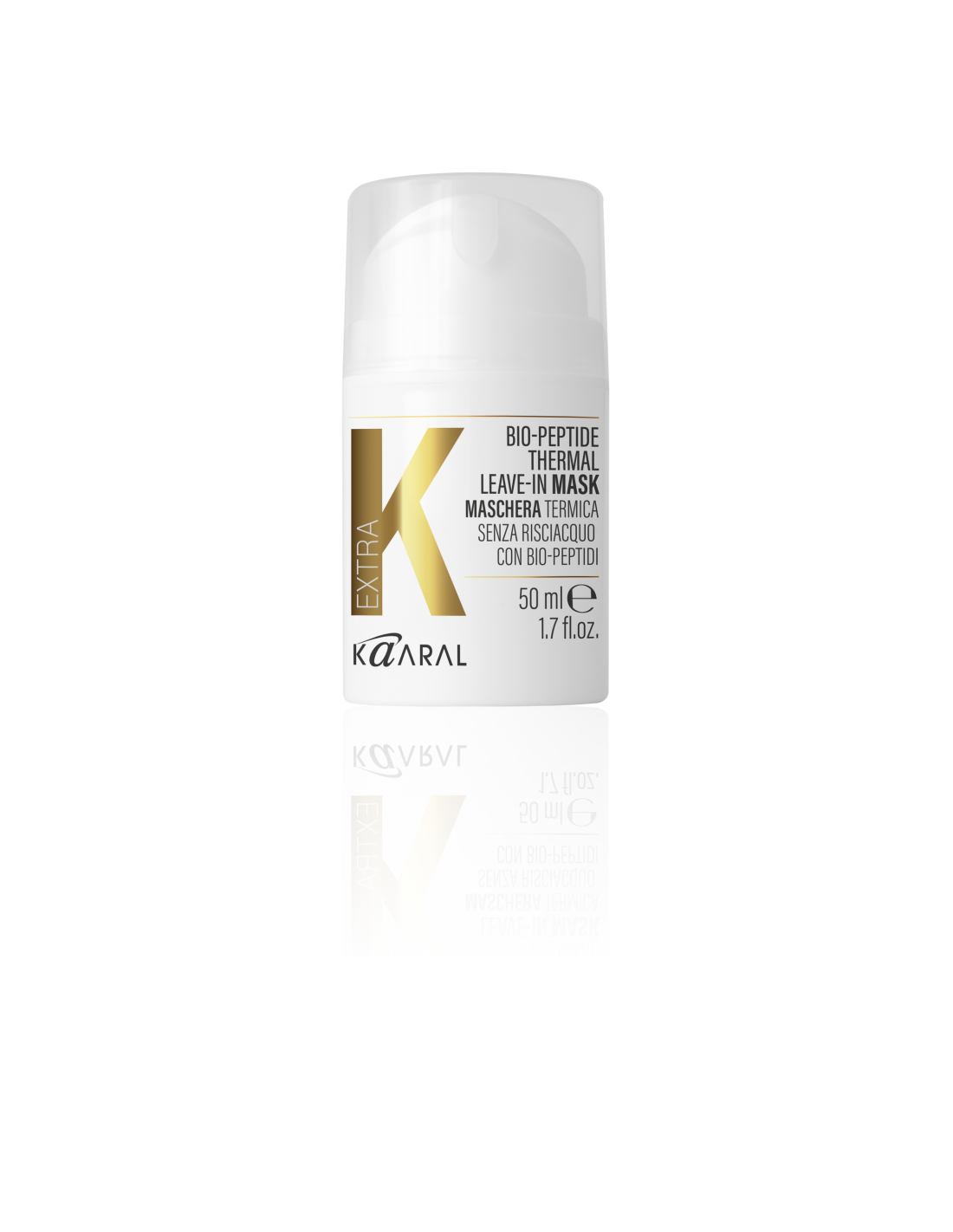 EXTRA K (50 ml) biopeptidų technologijos nenuplaunama kaukė, radikaliai atstatanti giliai pažeistus plaukus vos per 4 min. 50ml