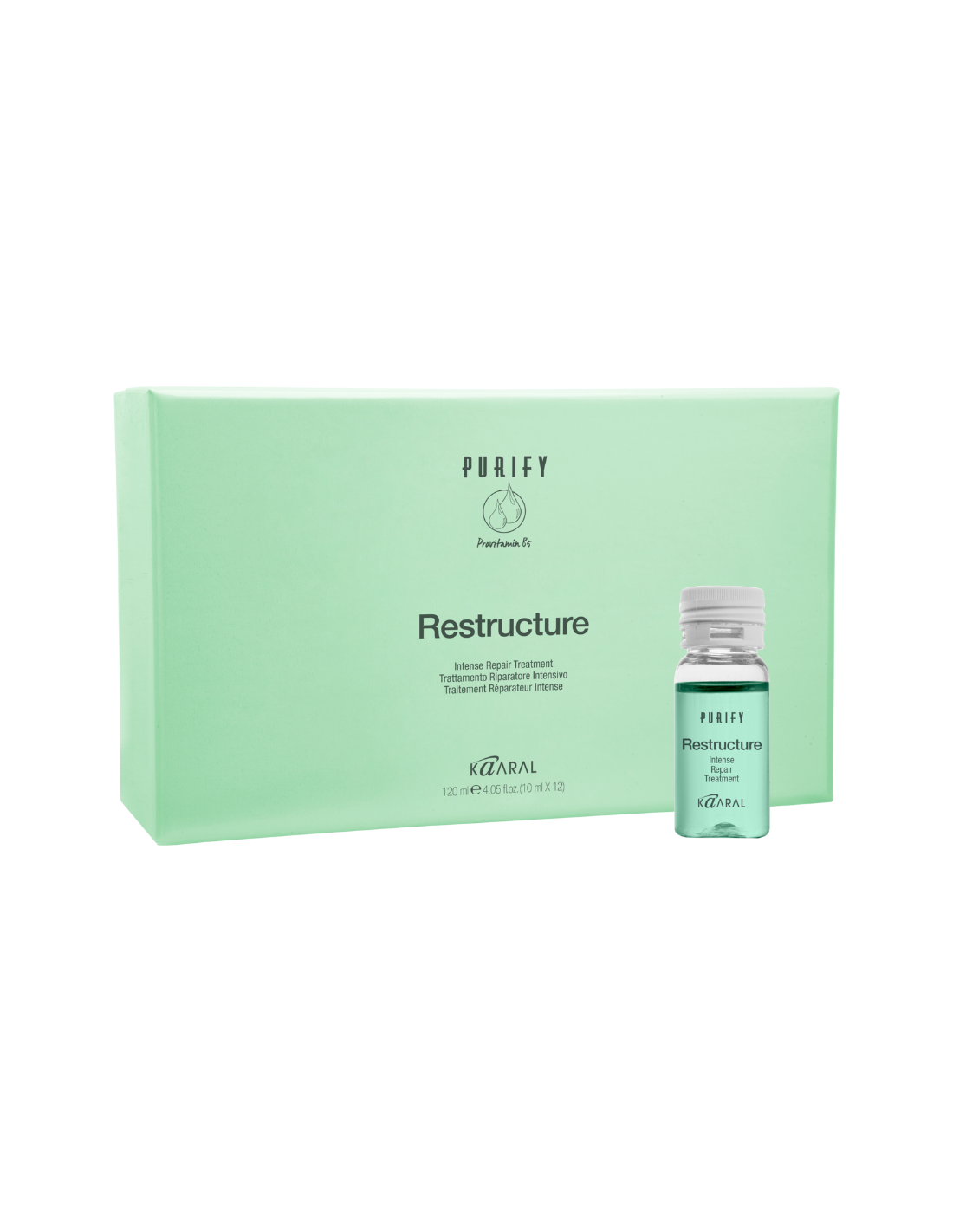 RESTRUCTURE - Express (greitas) plaukų atstatymas - losjonas su provitaminu B5 (ampulėse) pažeistiems plaukams, 12x10 ml